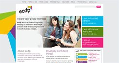 Desktop Screenshot of ecdp.org.uk
